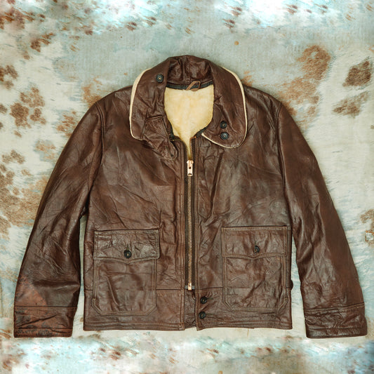 1970's Shearling Leather Jacket