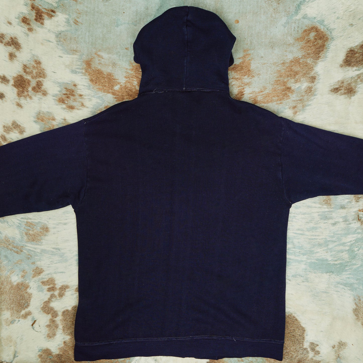 1970's 23 Suede Patch Zip Hoodie